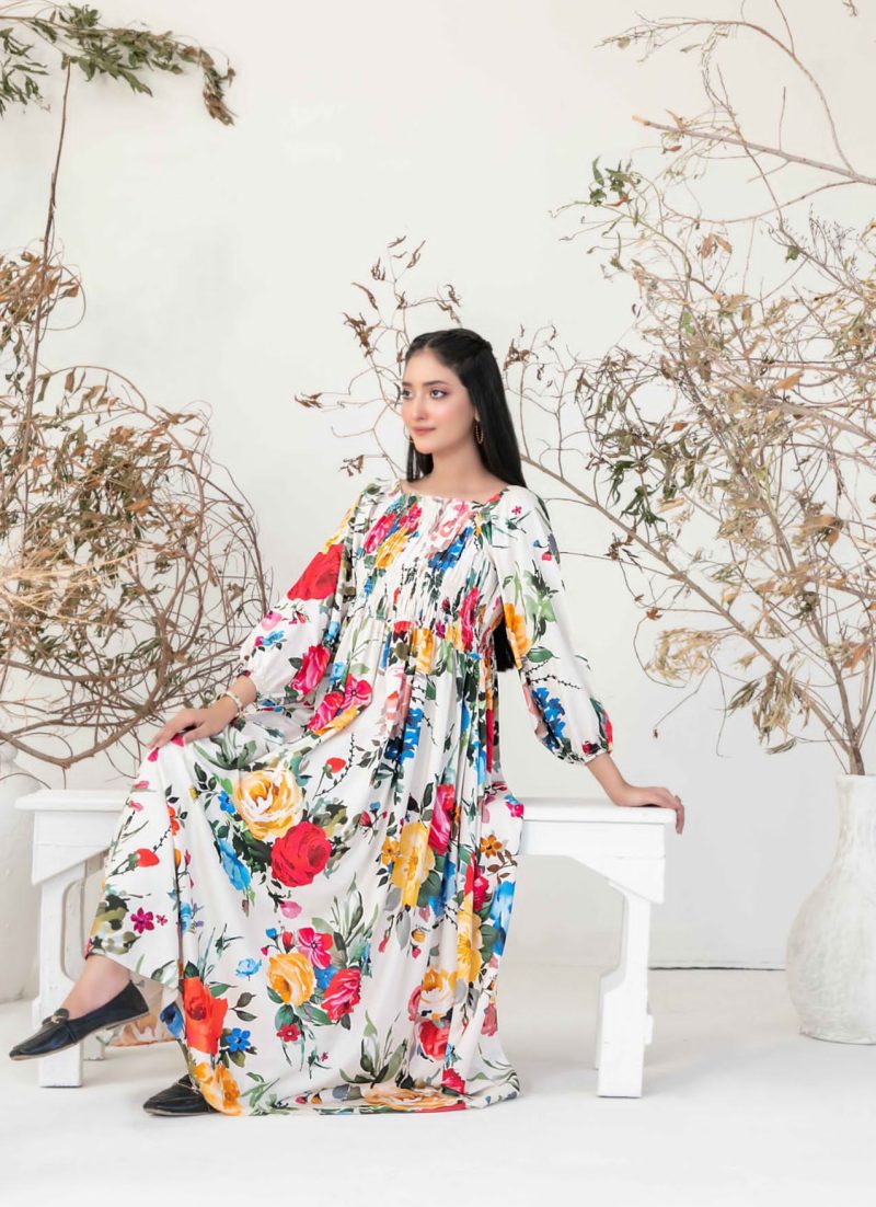Tawakkal New 1 Pc Ready-to-Wear Digital Printed Staple Maxi Collection - Image 3